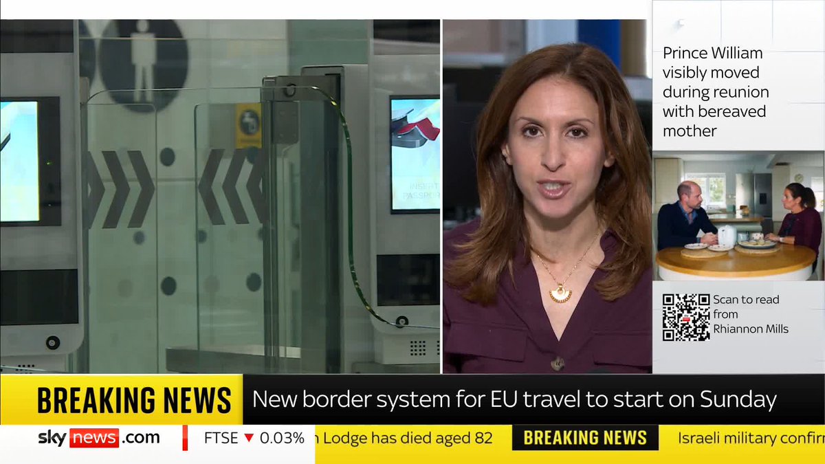 BREAKING: British travellers to be impacted by new border system for EU travel from Sunday. Sky News Political Correspondent Tamara Cohen has the latest on what this may mean for you 📺 Sky 501, Virgin 602, Freeview 233 and YouTube