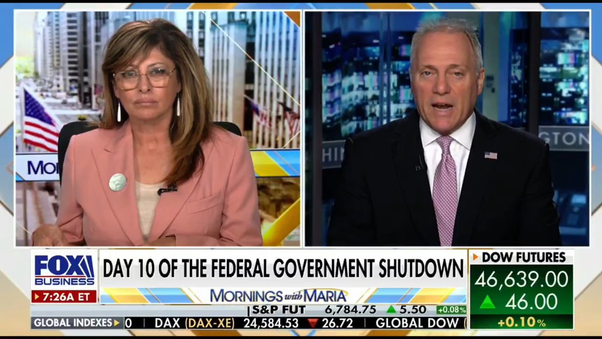 House Republicans did our job and passed a clean CR to keep the government funded and our troops paid. Now Chuck Schumer needs to do HIS job and stop holding the American people hostage just to appease the radical left. End the Democrat shutdown.
