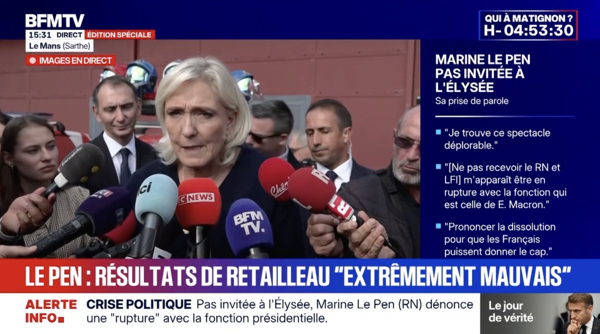 Ce pouvoir passe son temps à contourner la démocratie et à priver les Français de leur voix. À chaque crise, la même obsession : éviter les élections, fuir le peuple. Ce mépris doit cesser. Il est temps de rendre la parole à ceux qui détiennent la légitimité : les Français.