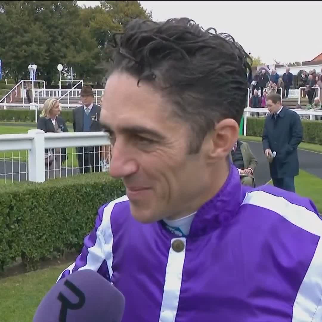 🗣️ "I was cruising the whole way." 🗣️ "She looks really special." Christophe Soumillon is impressed by Precise ⭐ Lydia Hislop | Newmarket Racecourse