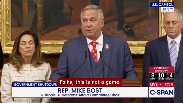 As a Marine veteran, Chairman Bost understands what servicemembers are going through – waiting for that paycheck to get food on the table for their spouses and families. The fact that Democrats don’t understand the real-world consequences of their shutdown games is despicable.