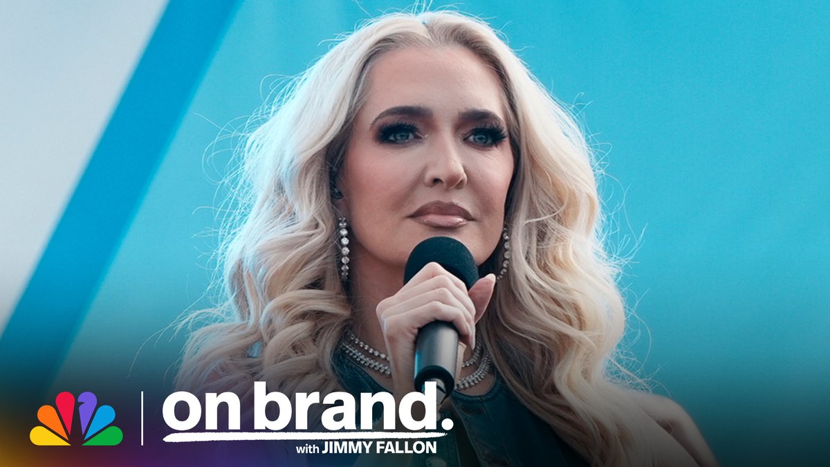 Erika Jayne is in the house! #OnBrand with Jimmy Fallon TONIGHT 8/7c | NBC and Peacock