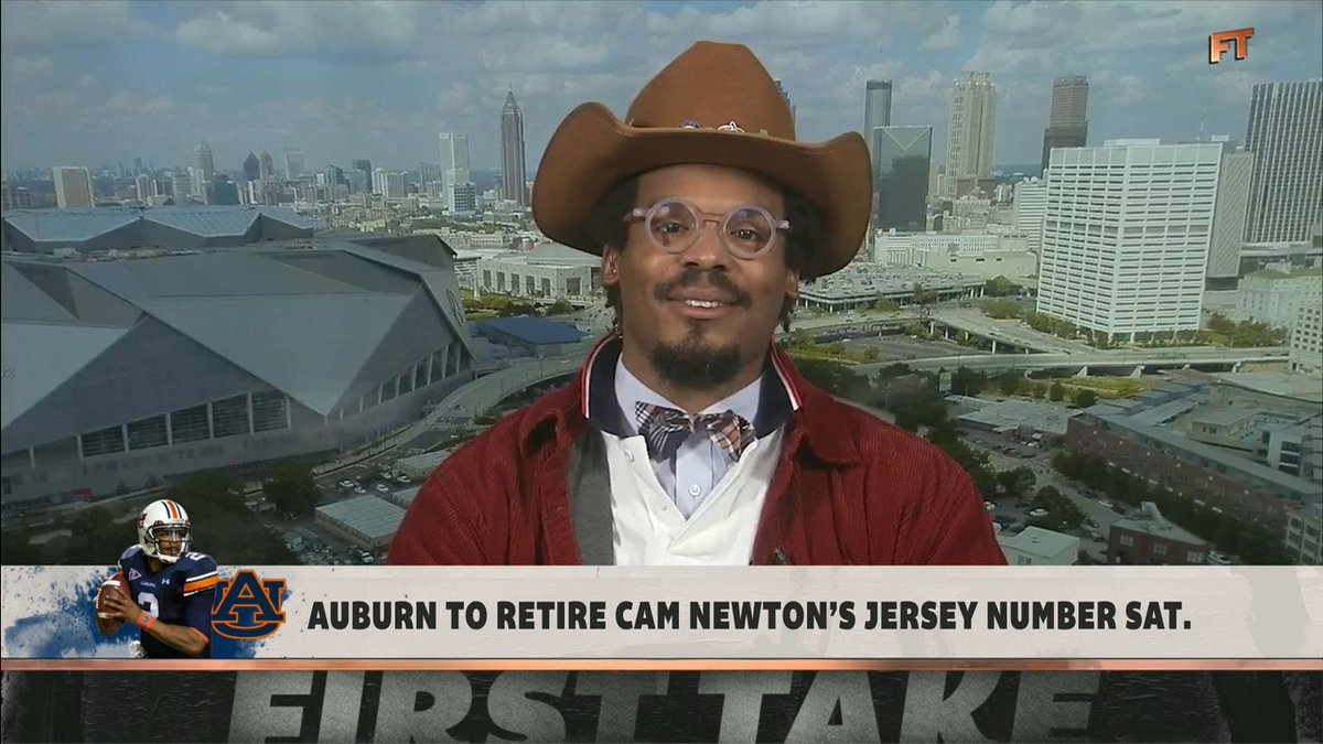 "Thank you to Auburn. This is something that I will remember for the rest of my life." Cam Newton on Auburn retiring his jersey number on Saturday 🤩