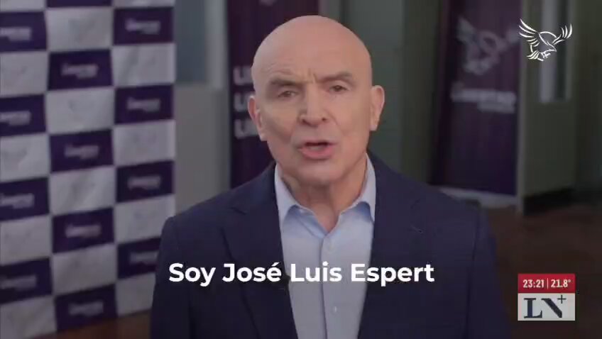 "VOLVIÓ ESPERT" Porque LN+ volvió a pasar spots de José Luis Espert al aire y crecen las sospechas de que el diputado investigado por narcotráfico finalmente será el candidato en las Elecciones