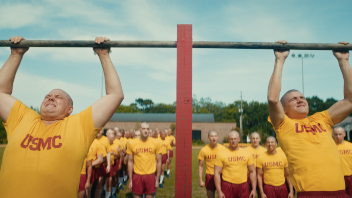 Miles Heizer doing one pull-up is cinema