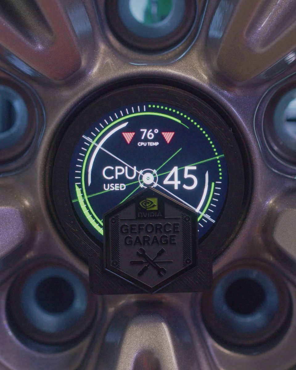 GeForce Day Garage Spotlight: Michael Rainey Jr's custom Porsche Rim PC, powered by GeForce RTX 5080 🏎️ Want to spotlight your epic build? Show us & maybe we'll surprise you with a GeForce Garage badge 👀