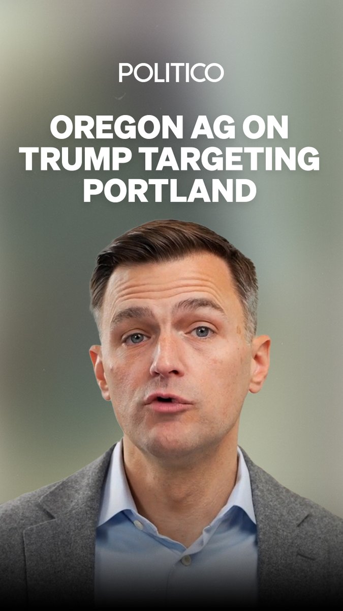 Oregon AG Dan Rayfield rebukes Republican claims that Portland is "on fire. In the past, he has said Trump’s deployment of the National Guard to the city is “un-American.” Listen to the full interview on Sunday’s episode of #theconversation with our @dashaburns.