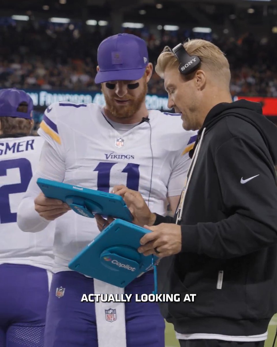 You see the tablets. You see the players looking at them. But what's on them? How does it get there? It takes an entire team. 📺: