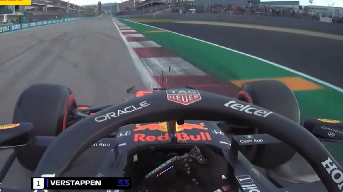 La vuelta de Pole de Max en Austin 2021 🇺🇸 Lo que extraño esos autos...como agarra las "S" es una locura! #F1 #USGP #COTA