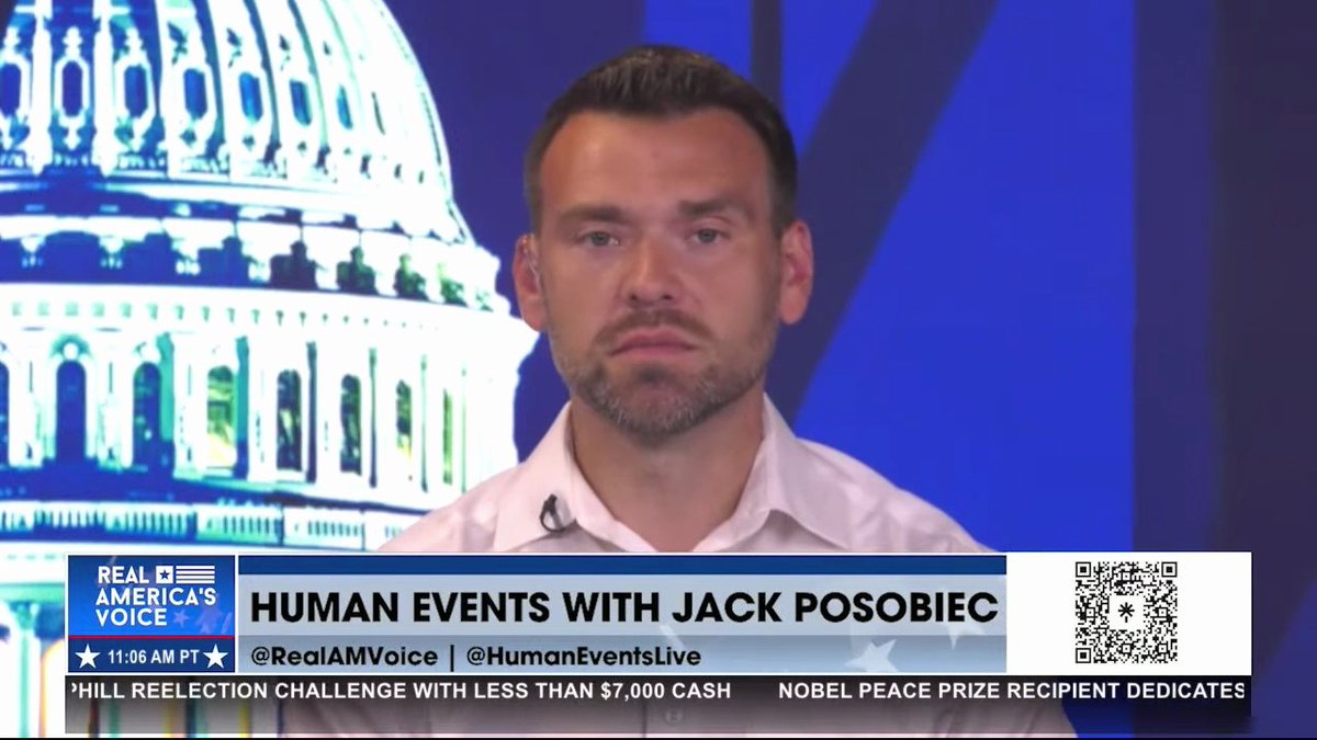 Great opening by Jack Poso 🇺🇸 today: "We're still fighting. These values ​​that Charlie Kirk stood for, they matter."