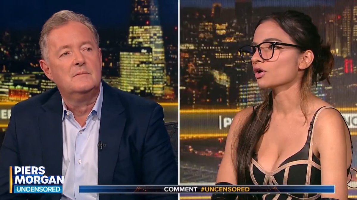 "I've made over a million dollars in two years." OnlyFans model Farha Khalidi tells Piers Morgan she has no regrets over giving up a career in law. 📺 Piers Morgan | Farha Khalidi | Esther K