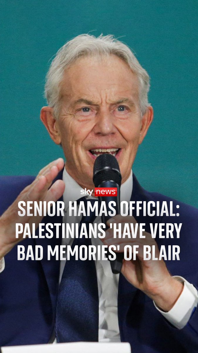 Senior Hamas official Dr Basem Naim has told Yalda Hakim a lot of Palestinians have a 'very negative' image of Tony Blair, adding the former UK PM would not be welcome in any post-war role for Gaza.