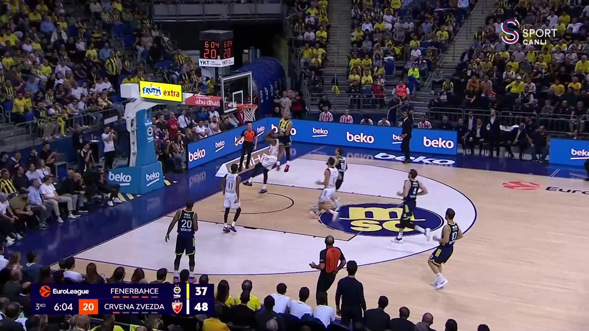 İşte Talen Horton-Tucker’ın olağanüstü smacı! 😤 #YellowLegacy #EuroLeague