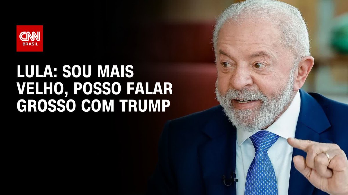 Lula: Sou mais velho, posso falar grosso com Trump; assista #CNN360º