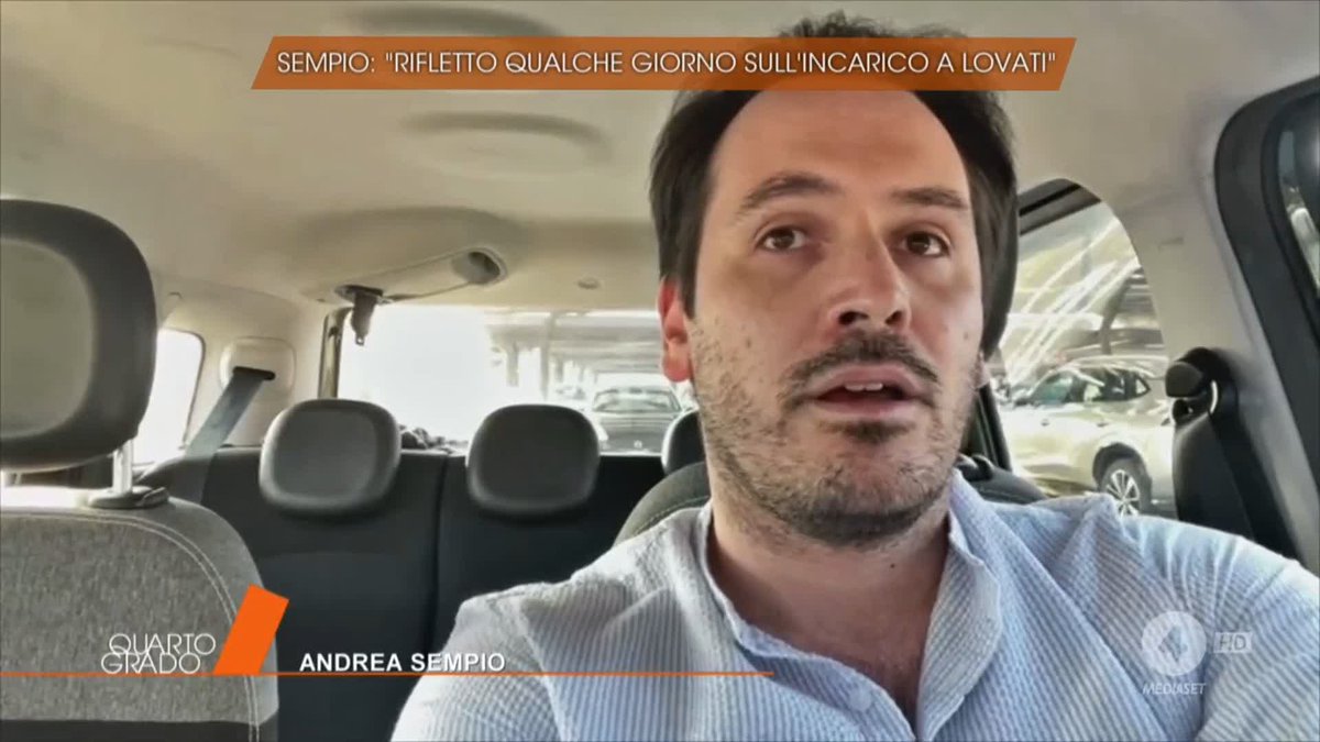 "Rifletto qualche giorno sull'incarico a Lovati, ma al momento è ancora il mio avvocato" Andrea Sempio a #Quartogrado racconta l'incontro avuto con Massimo Lovati dopo le sue ultime dichiarazioni