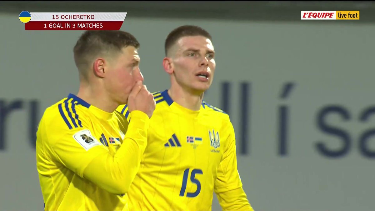 🇮🇸-🇺🇦 Ocheretko ajoute un 5e but ukrainien face à l'Islande Le match sur L'Équipe live foot > #lequipeFOOT