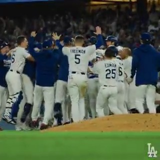 A walk-off win to clinch a trip to the NLCS.