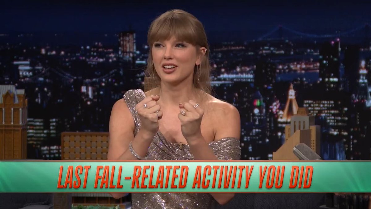 .Taylor Swift reveals that she listens to her previous album in full on the eve of a new era! #TaylorOnFallon #TSTheLifeofaShowgirl #FallonTonight