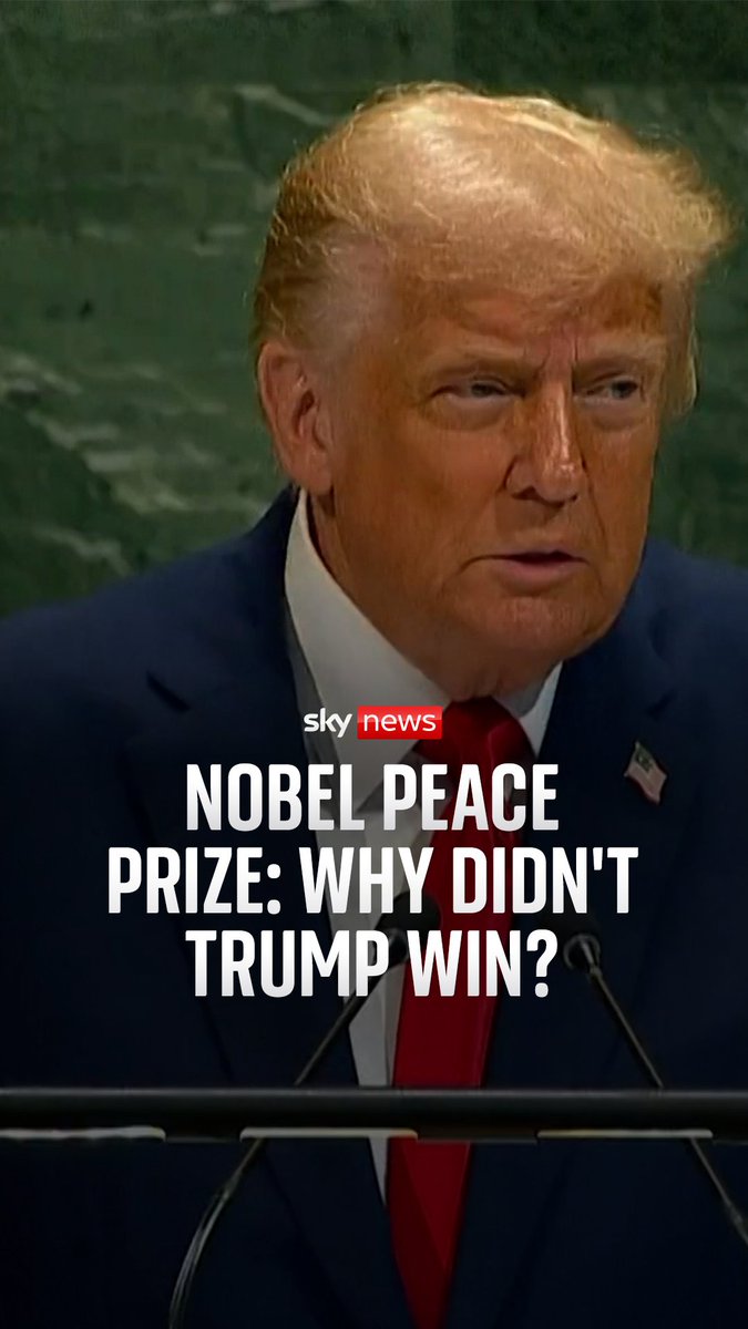 Sky's Siobhán Robbins Sky explains why Donald Trump didn't receive the Nobel Peace Prize.