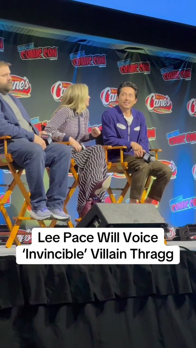 Lee Pace will voice the new #Invincible villain Thragg.