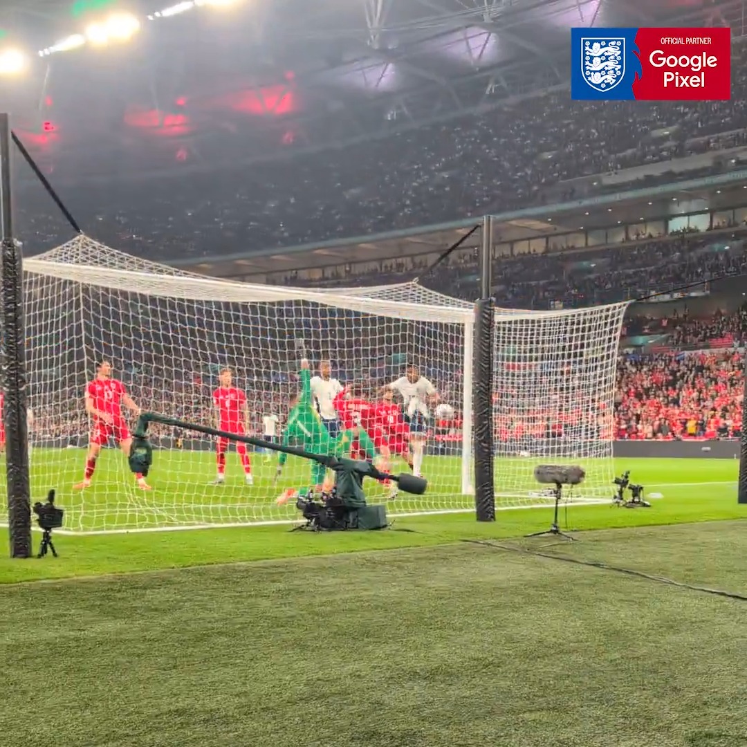 Right place. Right time. Ollie Watkins. Shot on Google Pixel 📲