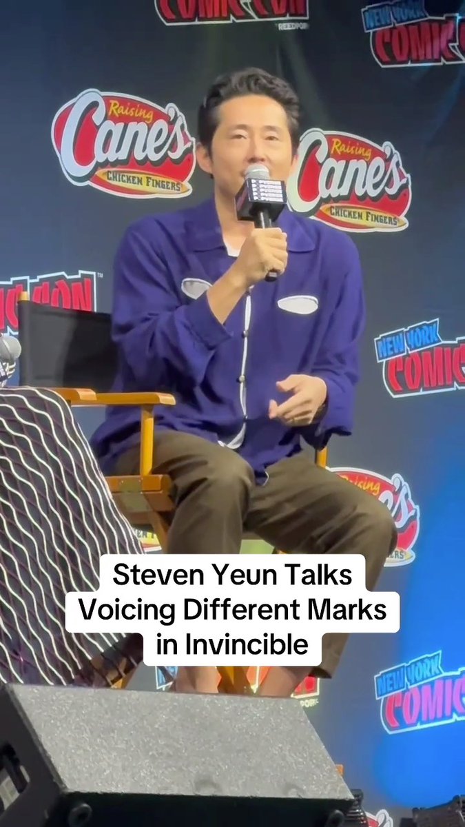 Steven Yeun discusses the process of voicing different Marks in #Invincible.