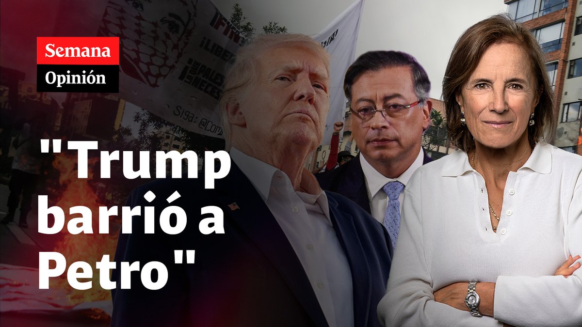 "Lo siento por Petro, pero Trump lo barrió. El presidente norteamericano cumplió su promesa de campaña y acabó con una guerra que Petro quería continuar con su ilusorio ejército mundial": Salud Hernández-Mora