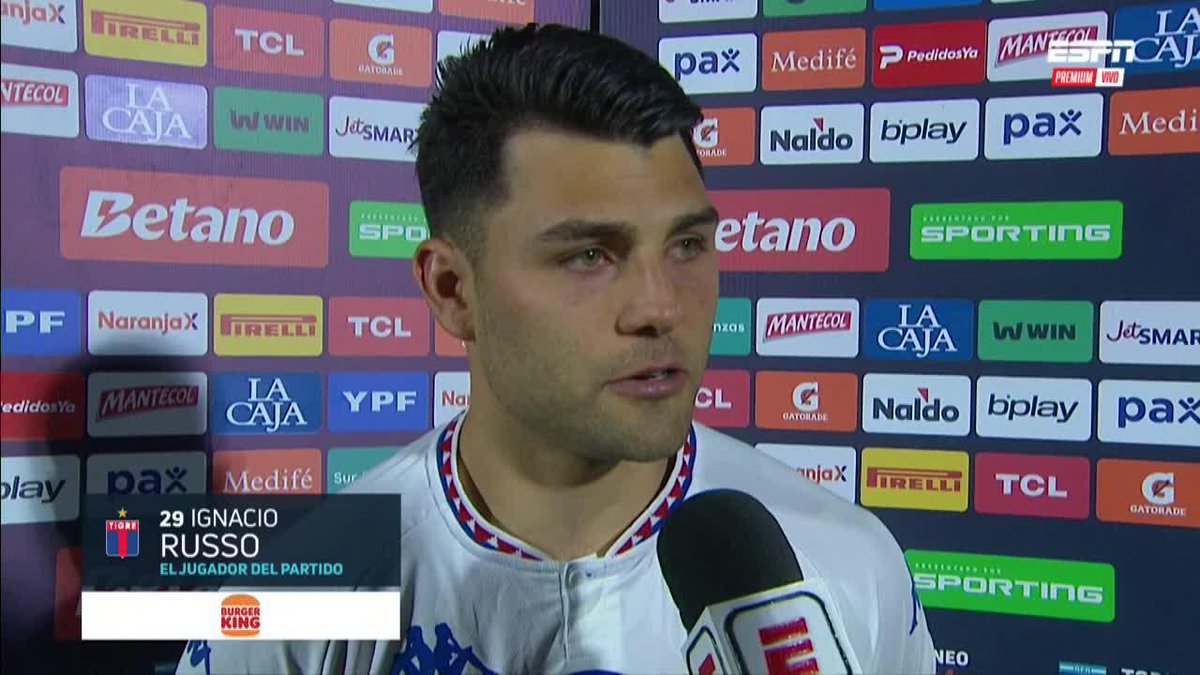 "TOMÉ LA DECISIÓN DE JUGAR PORQUE LO NECESITABA PARA MI Y PORQUE ÉL TAMBIÉN QUERÍA QUE JUEGUE" La emoción de Nacho Russo al recordar a su padre. 📺 #ESPN