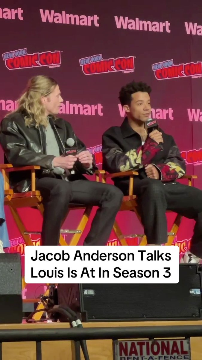 Jacob Anderson teases where Louis is at in #InterviewWithTheVampire Season 3 at #NYCC.