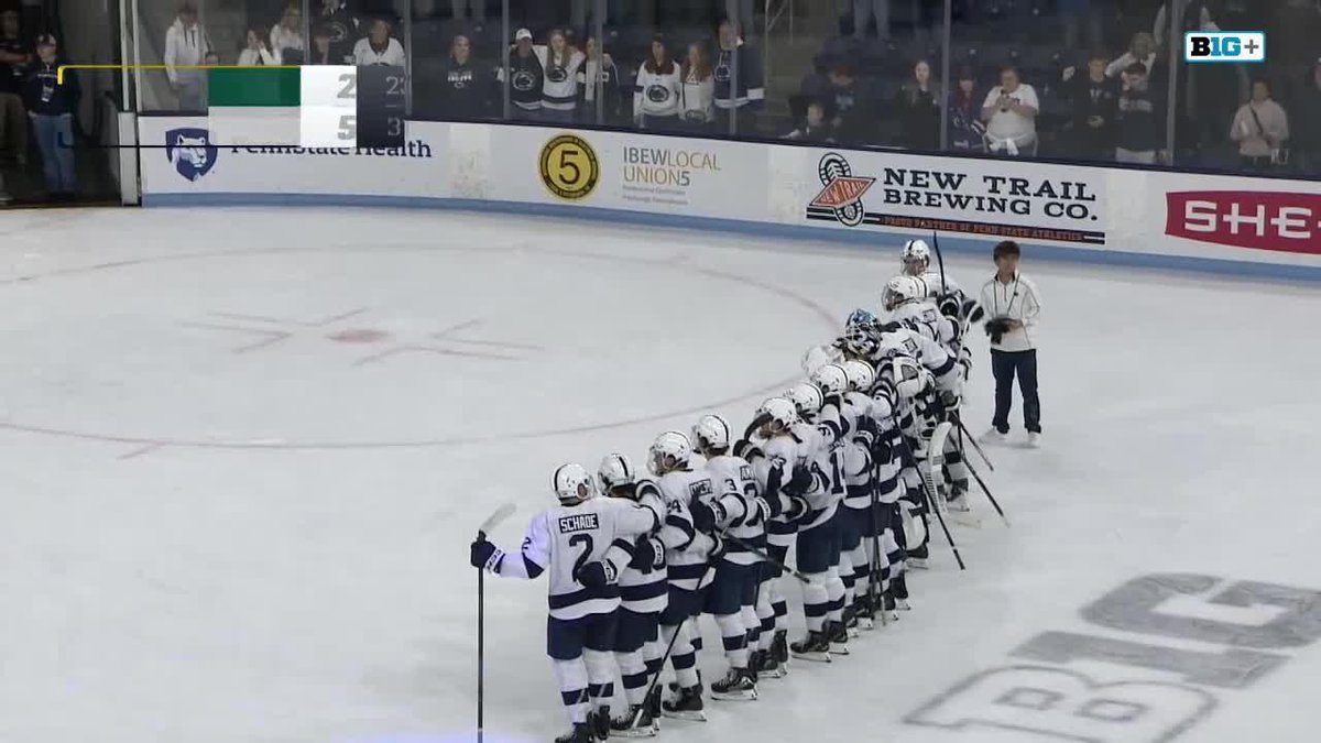 "Listen to this place it's the best in the country!" - senior Ben Schoen. #WeAre #HockeyValley