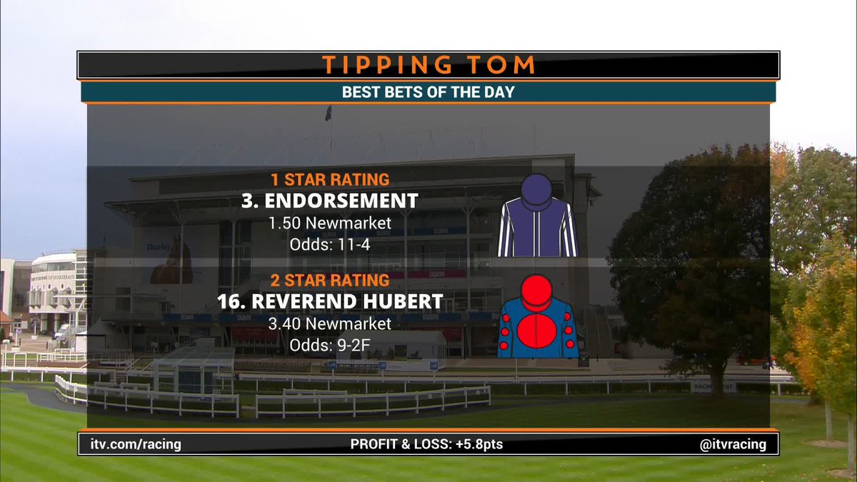 Tipping Tom gives his selections for today's racing from Newmarket ⭐️💷 Are you backing either of these horses? 🤔