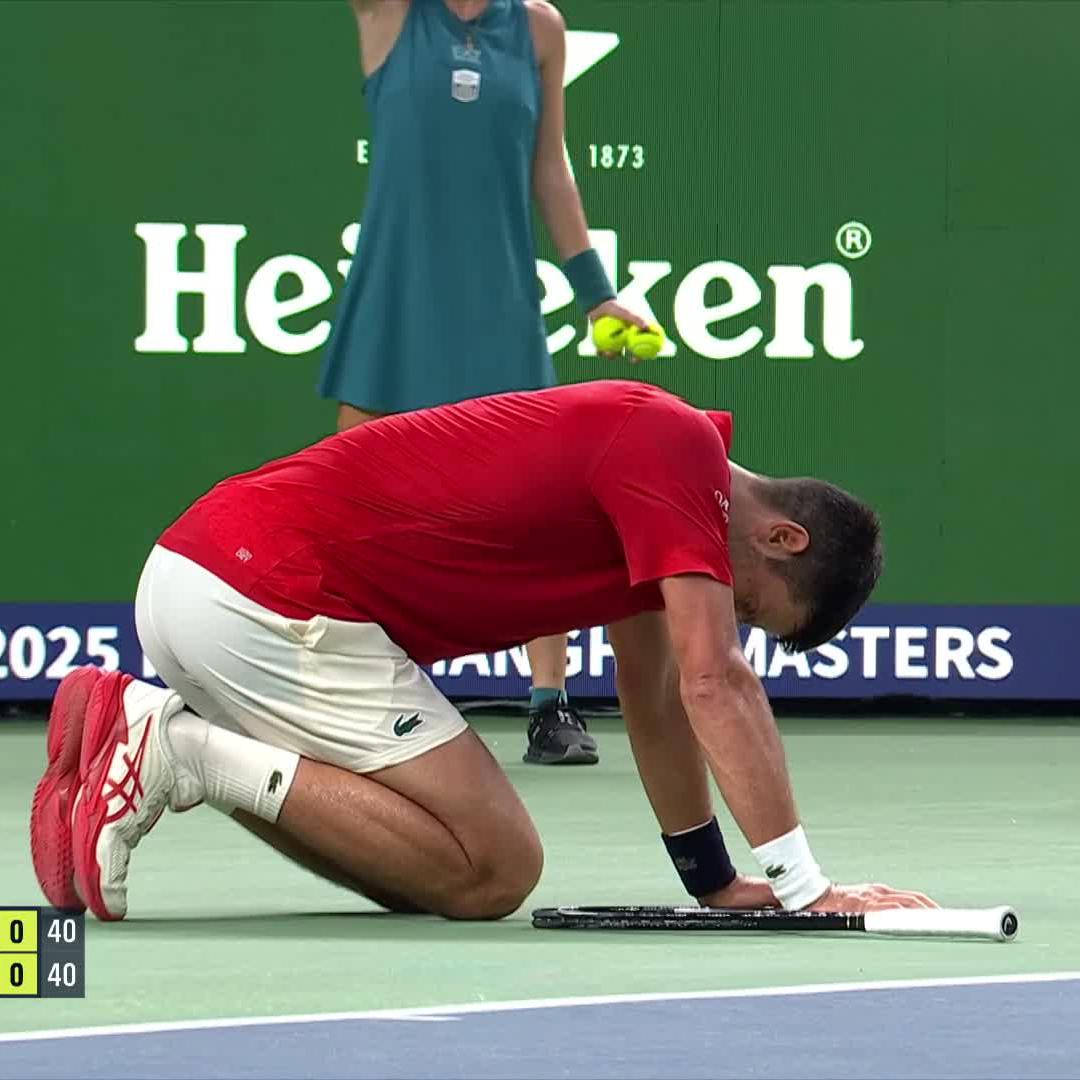 Leaving it all out there 🙌 How does he manage to do it 🤯 #RolexShanghaiMasters