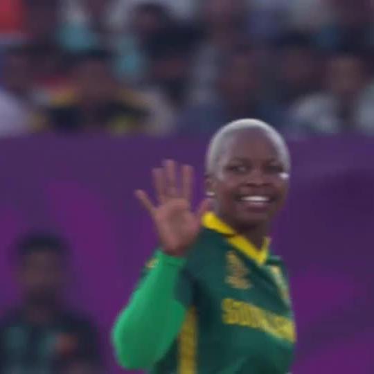 Nonkululeko Mlaba has been reprimanded and handed one demerit point for this???? Waving goodbye? #CWC25