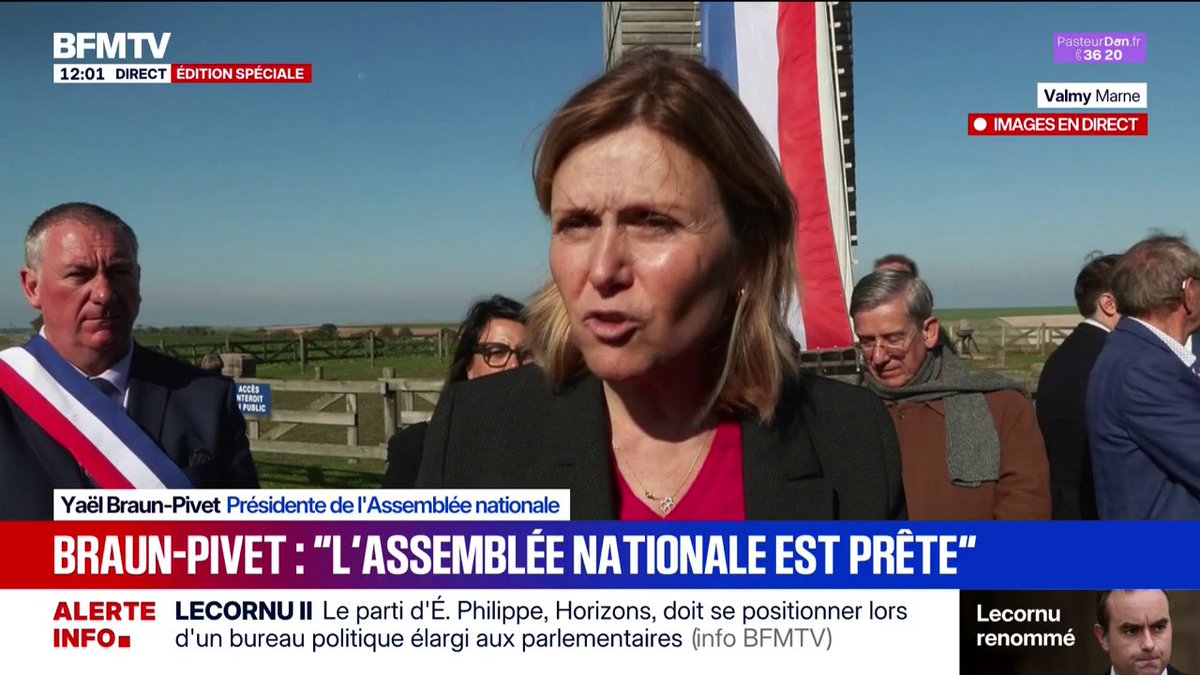 🔴🇫🇷 ALERTE | "L'Assemblée Nationale est prête." selon Yael Braun Pivet. On sent qu'elle voulait le poste et qu'elle est déçue. Ils sont complètement déconnectés des Français.
