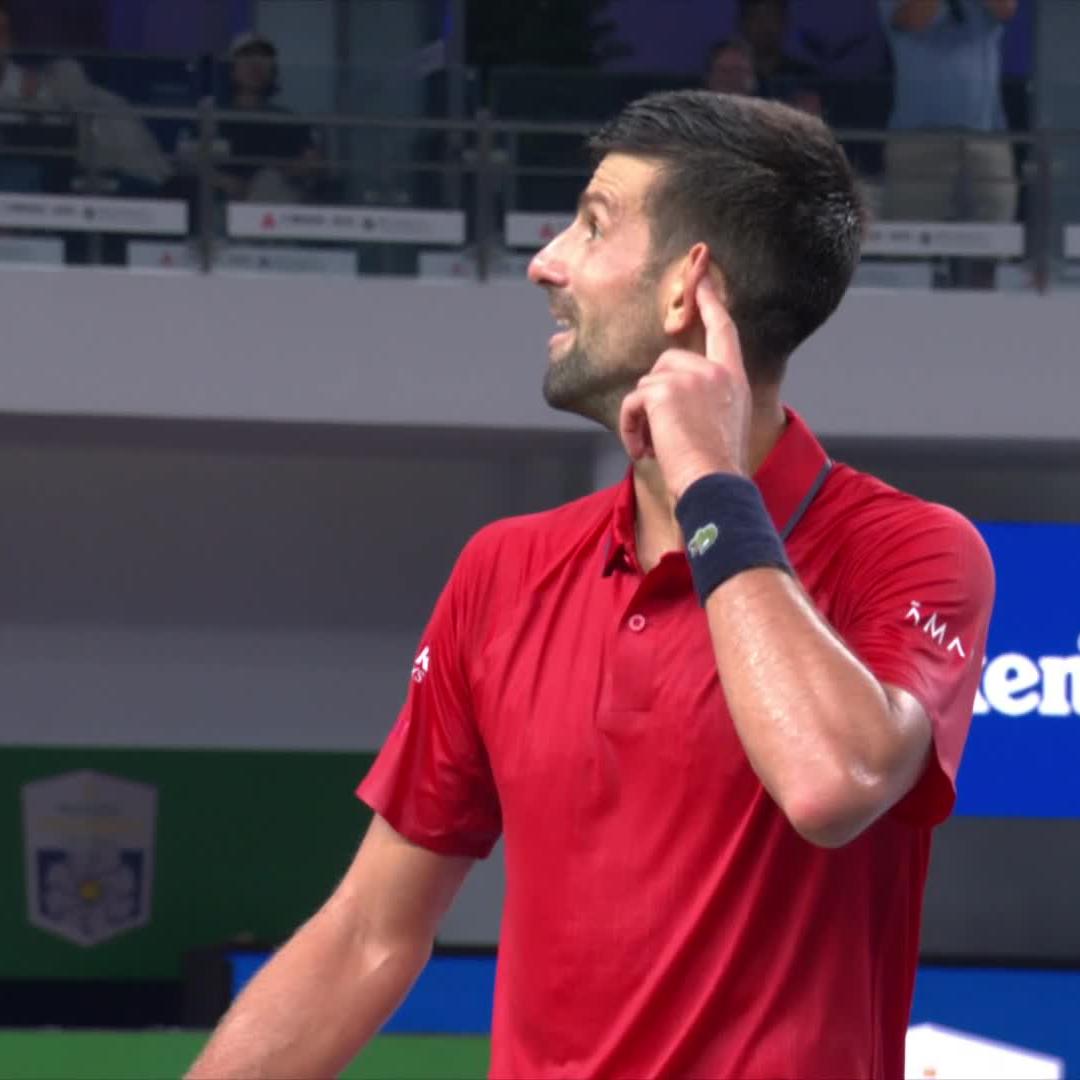 Novak Djokovic DEFIES BELIEF. Novak Djokovic #RolexShanghaiMasters