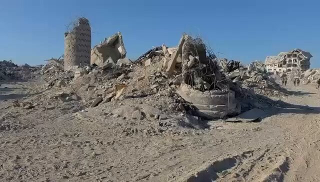 Esto es lo que han dejado los israelíes de Yabalia (norte de Gaza) donde, además, han asesinado a miles de personas.