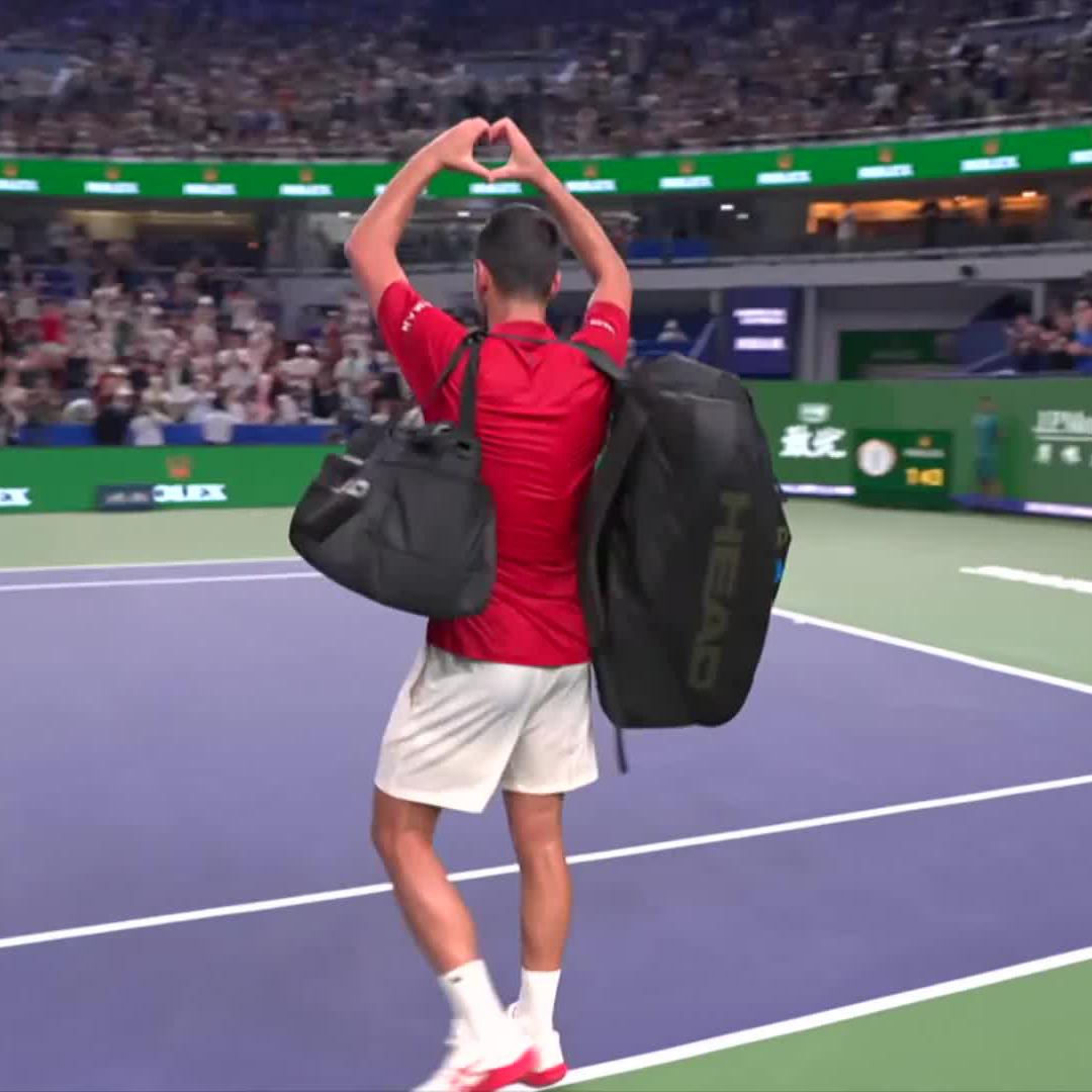 Never-ending love for Nole in Shanghai 🫶 Novak Djokovic #RolexShanghaiMasters