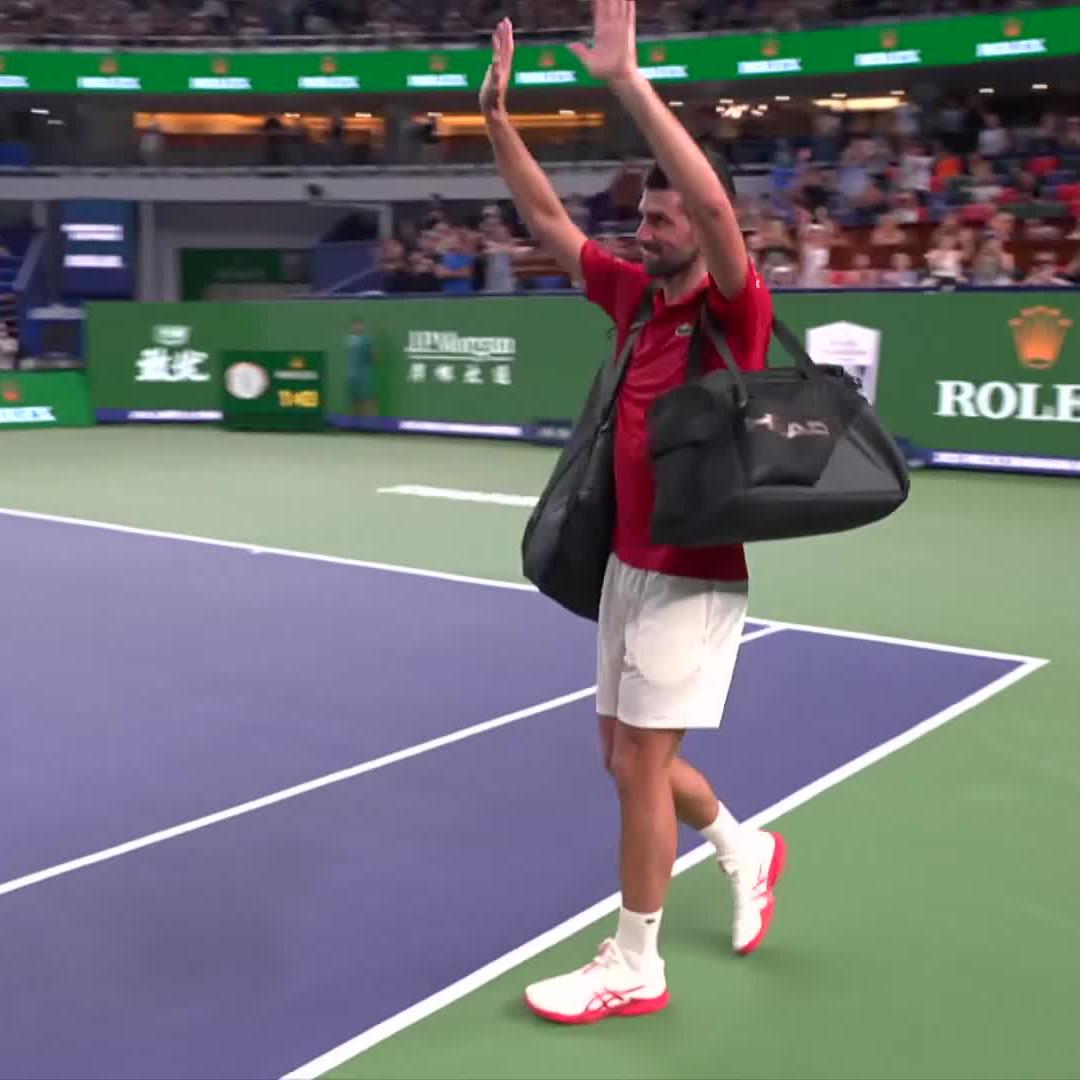 The most successful player in the tournaments history departs with grace 👏 Another week of Novak Djokovic doing the extraordinary was a joy to watch #RolexShanghaiMasters