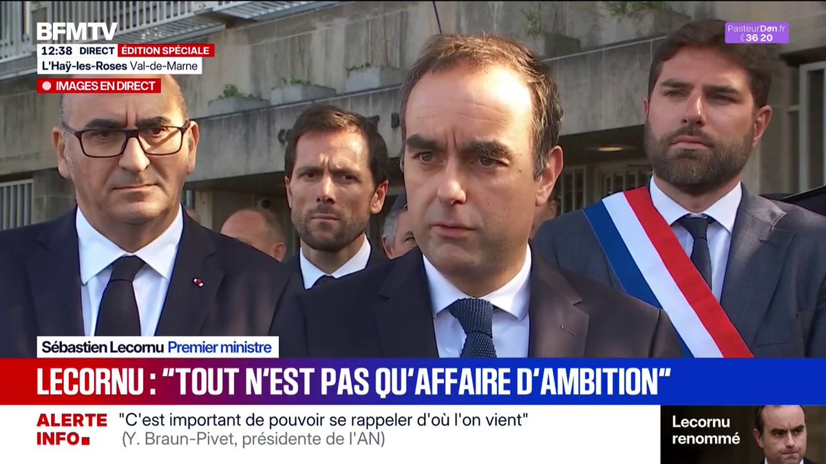 🗨️ "Il n'y avait pas beaucoup de candidats" Sébastien Lecornu revient sur sa reconduction à Matignon par Emmanuel Macron