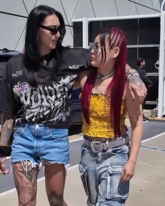Rhea Ripley and Iyo Sky are ready to put on a show against The Kabuki Warriors 🤝 (via @wwe) Stream #CrownJewel exclusively on the ESPN App ➡️