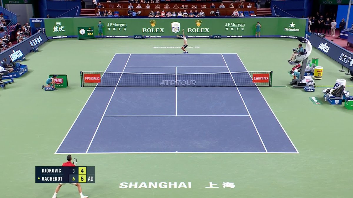 Novak Djokovic is OUT of the Shanghai Masters after losing to qualifier Valentin Vacherot 🚨