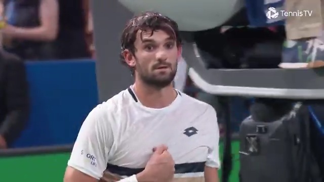 Never forget 🙌 The moment Valentin Vacherot became an ATP Masters 1000 finalist. Rolex Shanghai Masters | #RolexShanghaiMasters