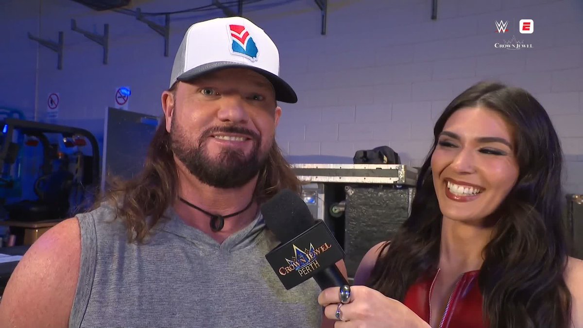 TODAY, AJ Styles is gonna do what he does best and... "beat up John Cena" 😂