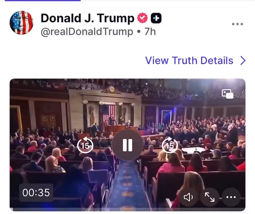 12:27am TRUMP TRUTH “All we needed was a new President.” An uncorrupted man who isn’t in the club and can’t be controlled. 👏🏻🇺🇸🔥🔥🔥