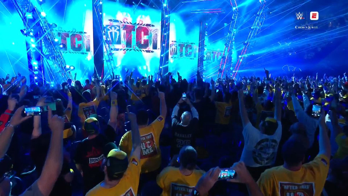 THE OTC IS HERE☝️ Roman Reigns is READY to take on BRONSON REED RIGHT NOW in an Australian Street Fight! Stream WWE Crown Jewel on the ESPN app: