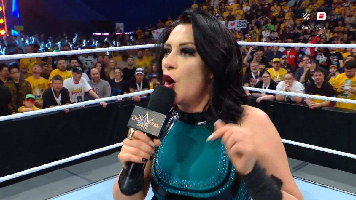 The Crown Jewel Championship means EVERYTHING to Stephanie Vaquer! 🙌