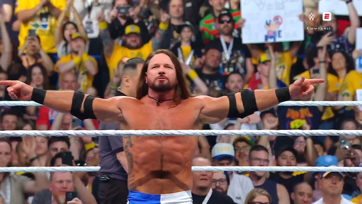 Now THAT is an intro!!! 🔥 AJ Styles