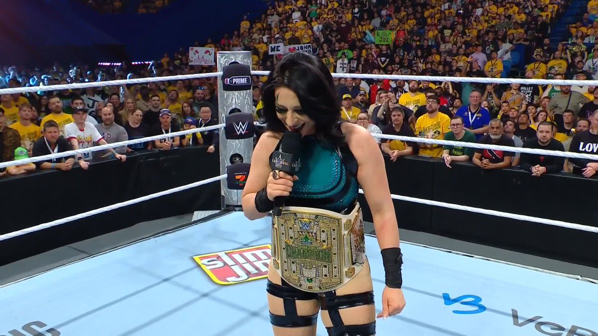 ¡Su Campeona Mundial y ahora Campeona Crown Jewel Stephanie Vaquer! #WWECrownJewel