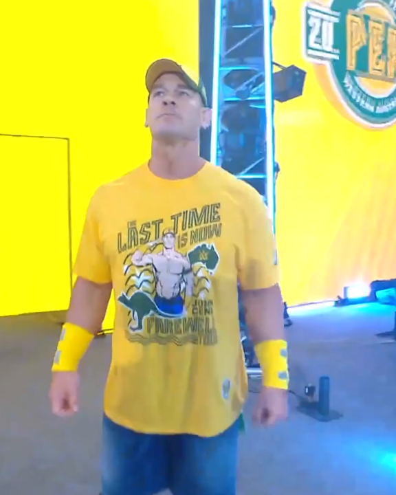 JOHN CENA HAD TO TAKE IN THE CROWD AT CROWN JEWEL PERTH 🙌 Stream #WWECrownJewel LIVE on the ESPN App 🍿
