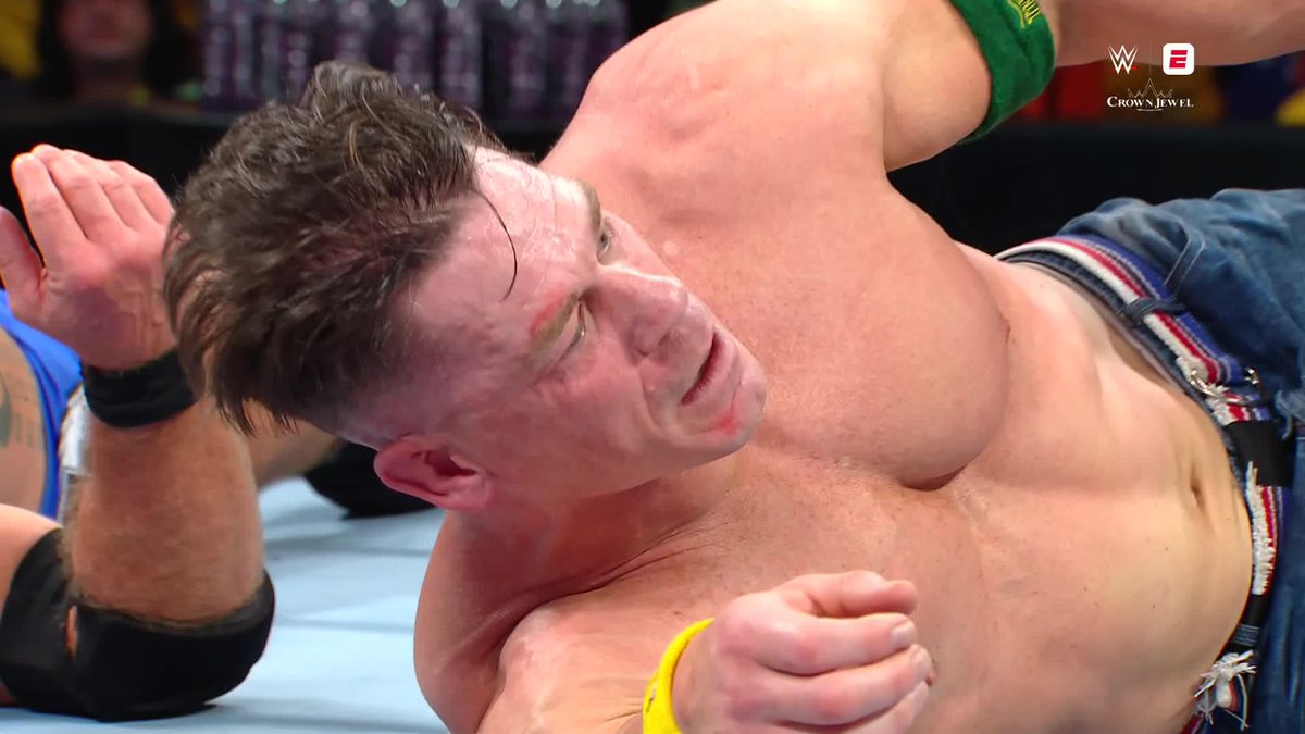 JOHN CENA JUST HIT THE RKO ON AJ STYLES 🤯 Stream #WWECrownJewel LIVE on the ESPN App ➡️